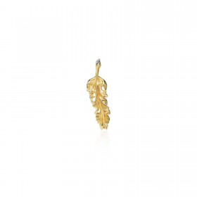 Raven pendant - 24 Karat Gold -