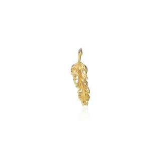 Raven pendant - 24 Karat Gold -