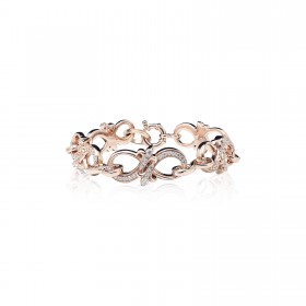 The Amaranthine Chain Bracelet - Oversized Xtreme - Pure Pink -