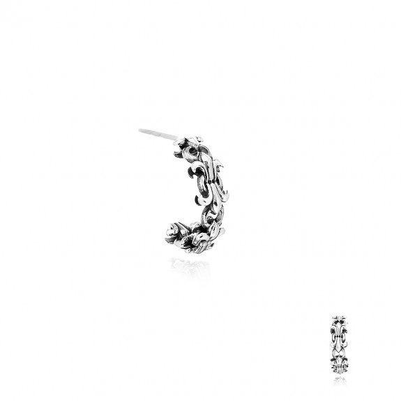 The Fierce Chain Loop Stud Earring -