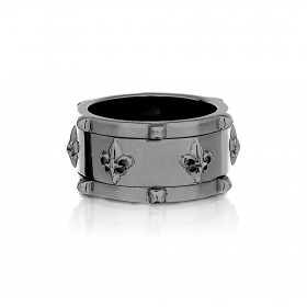 The Apollo Guardians Spinner Ring - Graphite -